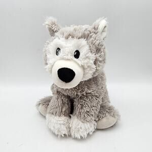Husky Warmies Cozy Plush 11" Gray Heatable Lavender Scented Stuffed Animal Toy